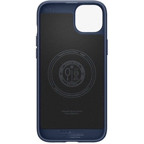 Чохол Spigen для Apple iPhone 15 Plus Mag Armor MagFit, Navy Blue
