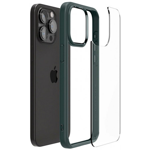 Чохол Spigen для Apple iPhone 15 Pro Max Ultra Hybrid, Abyss Green