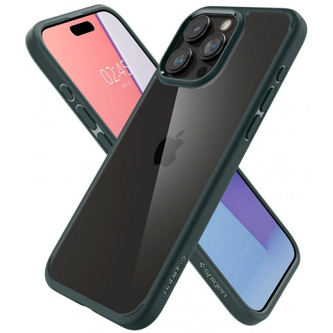 Чохол Spigen для Apple iPhone 15 Pro Max Ultra Hybrid, Abyss Green