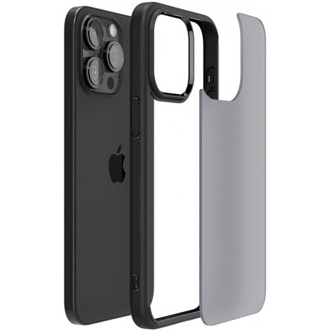 Чохол Spigen для Apple iPhone 15 Pro Ultra Hybrid, Frost Black