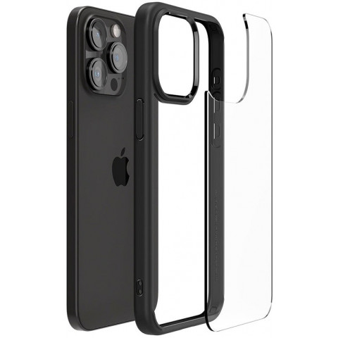 Чохол Spigen для Apple iPhone 15 Pro Ultra Hybrid, Matte Black