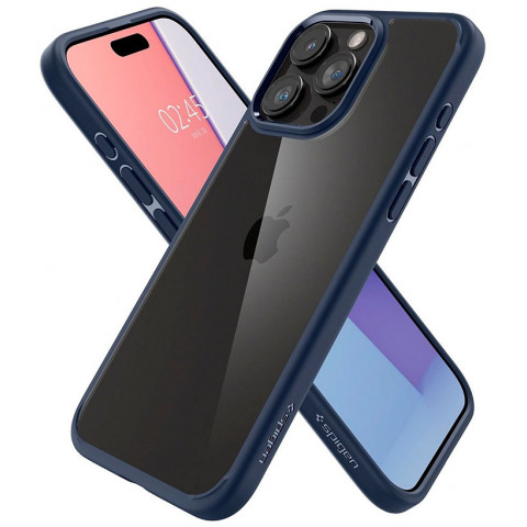 Чохол Spigen для Apple iPhone 15 Pro Ultra Hybrid, Navy Blue