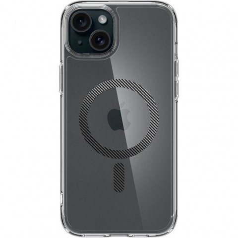 Чохол Spigen для Apple iPhone 15 Ultra Hybrid MagFit, Carbon Fiber
