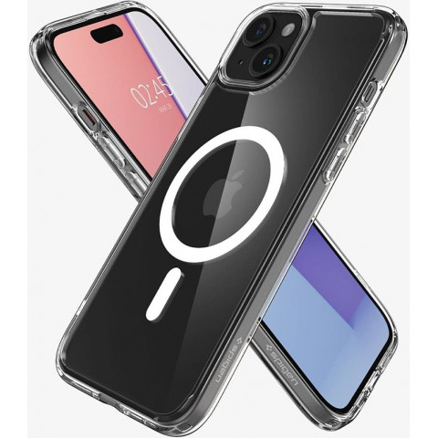 Чохол Spigen для Apple iPhone 15 Ultra Hybrid MagFit, White