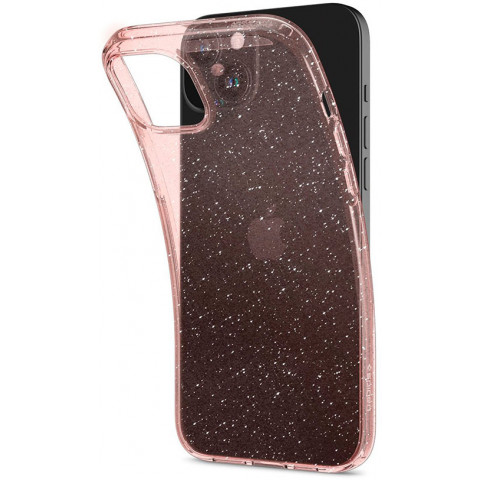 Чохол Spigen для iPhone 15 Plus Liquid Crystal Glitter, Rose Quartz