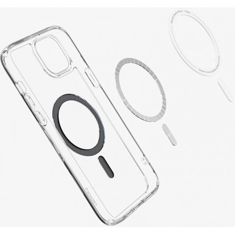 Чохол Spigen для iPhone 15 Plus Ultra Hybrid MagFit, Carbon Fiber