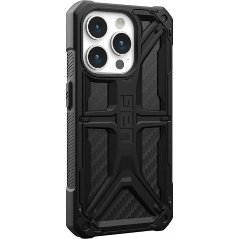 Чохол UAG для Apple iPhone 15 Pro Monarch, Carbon Fiber