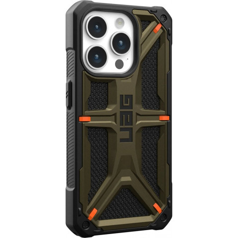 Чохол UAG для Apple iPhone 15 Pro Monarch, Kevlar Elemental Green