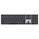 Клавіатура Apple Magic Keyboard with Touch ID та цифровою панеллю, Black Keys Ukrainian