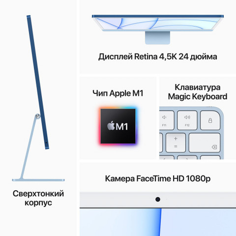 Моноблок Apple iMac 24"Retina 4.5K 256GB 7GPU Pink 2021