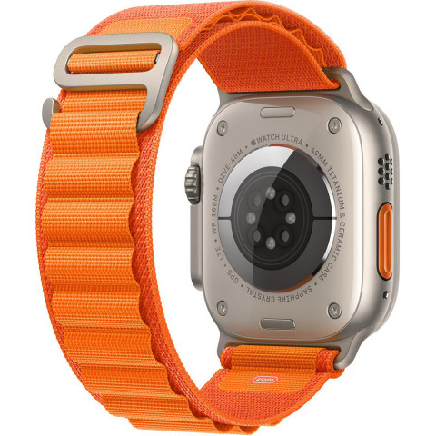 Ремінець Apple Watch 49mm Orange Alpine Loop – Medium