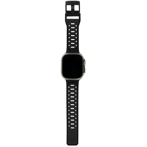Ремінець UAG для Apple Watch Ultra 49/45/44/42mm Civilian Silicone, Graphite/Black