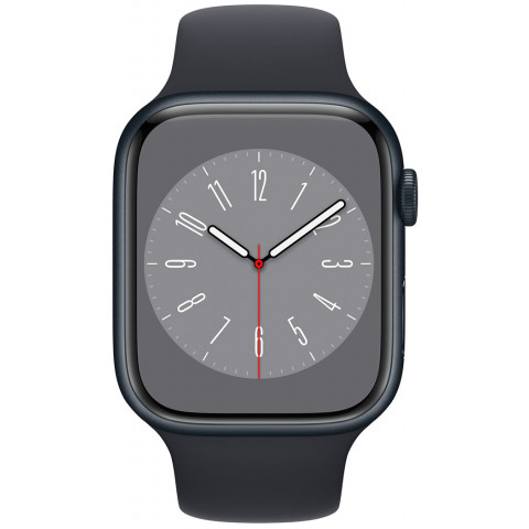 Смартгодинник Apple Watch Series 8 GPS 45mm Midnight Aluminium Case with Midnight Sport Band